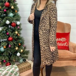Leopard Print Coat